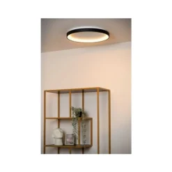 Lucide VIDAL Plafonnière-Zwart-Ø48-LED Dimb.-38W-2700K Online
