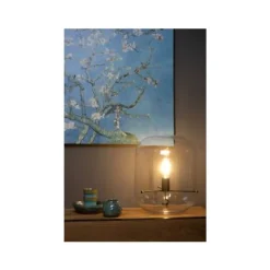 Lucide VITRO Tafellamp-Transp.-Ø35-1xE27-60W-Glas Online