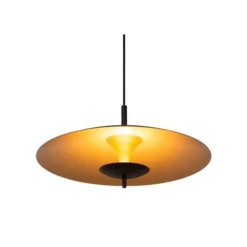 Lucide VULCAN Hanglamp-Zwart-Ø47-LED Dimb.-9W-3000K-Staal Outlet