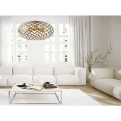 Lucide WOLFRAM - Hanglamp - Ø 100 cm - 3xE27 - Mat Goud / Messing Sale