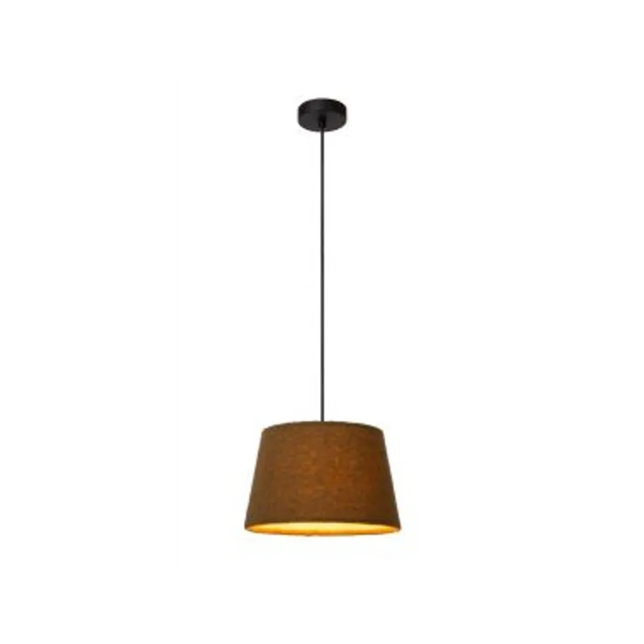 Lucide WOOLLY Hanglamp-Groen-Ø28-1xE27-60W-Katoen Hot