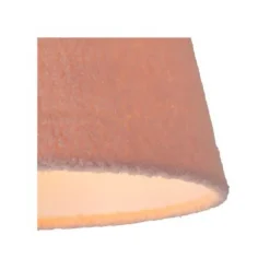 Lucide WOOLLY Hanglamp-Roze-Ø28-1xE27-60W-Katoen Outlet