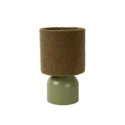 Lucide WOOLLY Tafellamp-Groen-Ø16-1xE14-40W-Katoen Clearance