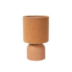 Lucide WOOLLY Tafellamp-Terrac.-Ø16-1xE14-40W-Katoen Outlet