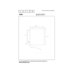 Lucide XERA - Wandlamp - Ø 8 cm - 1xG9 - Wit Clearance