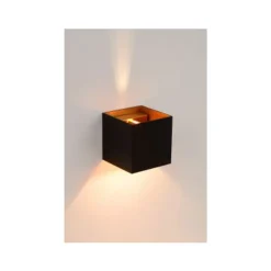 Lucide XIO Wandlicht Vierkant G9/4W 380LM 2700K Zwart Sale
