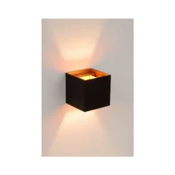 Lucide XIO Wandlicht Vierkant G9/4W 380LM 2700K Zwart Sale