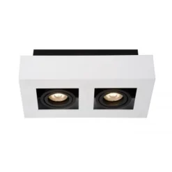 Lucide XIRAX Plafondlicht 2xGU10/5W DTW 3000K Wit Online