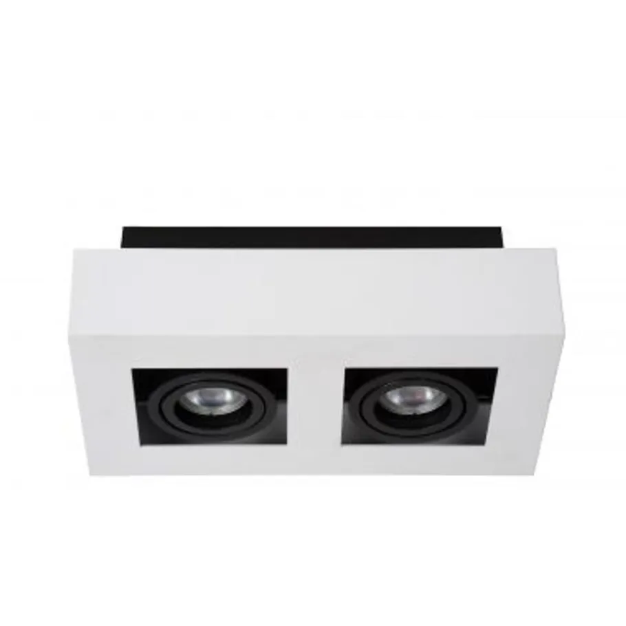 Lucide XIRAX Plafondlicht 2xGU10/5W DTW 3000K Wit Online