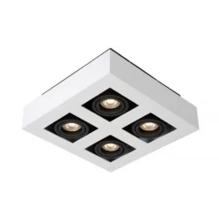 Lucide XIRAX Plafondlicht 4xGU10/5W LED DTW Wit Sale
