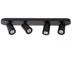 Lucide XYRUS Spot 4xGU10/5W incl.DTW L60 W9 H12.5cm Zwart Best