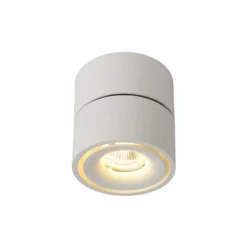 Lucide YUMIKO - Plafondspot - Ø 7,8 cm - LED Dimb. - 1x10W 2700K - Wit Clearance