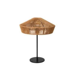 Lucide YUNKAI Tafellamp-Nature.-Ø40-1xE27-60W-Papier