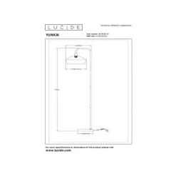 Lucide YUNKAI Vloerlamp-Nature.-Ø40-1xE27-60W-Papier Best