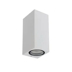 Lucide ZARO - Wandspot Buiten - 2xGU10 - IP44 - Wit Discount
