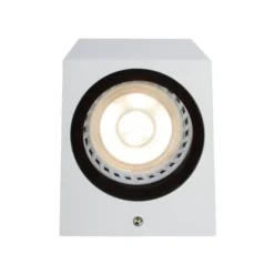 Lucide ZARO - Wandspot Buiten - 2xGU10 - IP44 - Wit Discount