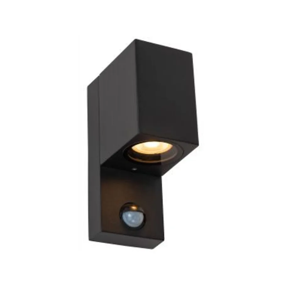 Lucide ZARO IR Wandspot Buiten-Zwart-1xGU10-7W-IP65 Hot