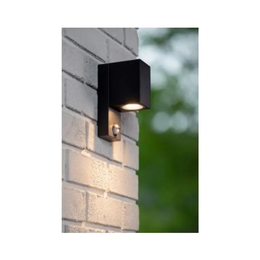 Lucide ZARO IR Wandspot Buiten-Zwart-1xGU10-7W-IP65 Hot