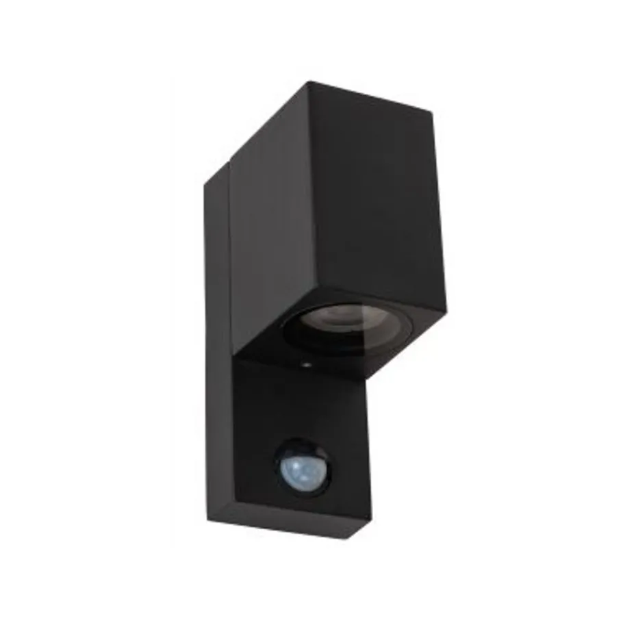 Lucide ZARO IR Wandspot Buiten-Zwart-1xGU10-7W-IP65 Hot