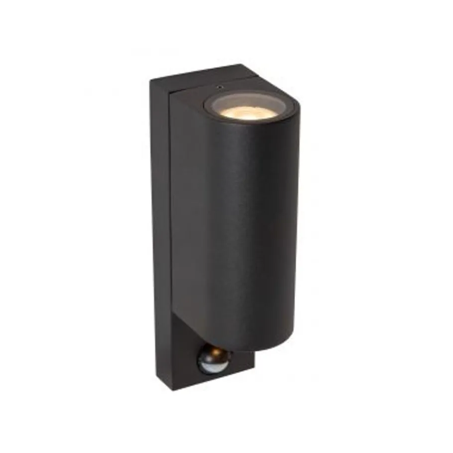 Lucide ZARO IR Wandspot Buiten-Zwart-2xGU10-7W-IP65 New