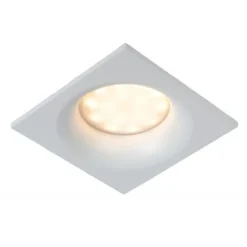Lucide ZIVA Inbouwspot Vierkant GU10/5W IP44 Wit Online