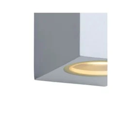 Lucide ZORA-LED - Wandspot Buiten - LED Dimb. - GU10 - 2x5W 3000K - IP44 - Wit Best