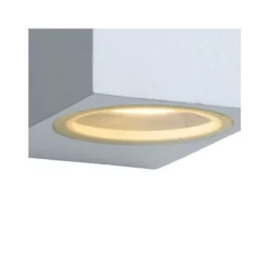 Lucide ZORA-LED - Wandspot Buiten - LED Dimb. - GU10 - 2x5W 3000K - IP44 - Wit Best