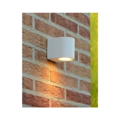 Lucide ZORA-LED Wandlicht GU10/5W L9 W6.5 H8cm Wit Discount