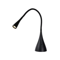Lucide ZOZY - Bureaulamp - LED Dimb. - 1x3W 3000K - 3 StepDim - Zwart Best
