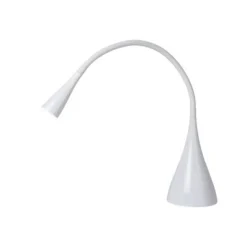 Lucide ZOZY - Bureaulamp - Ø 20 cm - LED Dimb. - 1x4W 3000K - Wit Hot