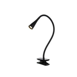 Lucide ZOZY - Klemlamp - LED Dimb. - 1x3W 3000K - 3 StepDim - Zwart Discount