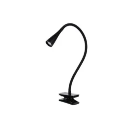 Lucide ZOZY - Klemlamp - LED Dimb. - 1x3W 3000K - 3 StepDim - Zwart Discount