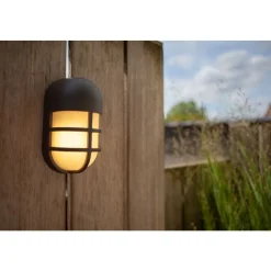 Lutec BULLO Wand / Plafondlamp Donkergrijs LED 14,5W Hot