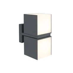 Lutec CUBA Wandlamp Donkergrijs LED 24,4W Outlet