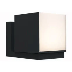 Lutec CUBA Wandlamp Mat zwart LED 12,2W Online