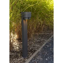 Lutec CYPRES Tuinpaal Donkergrijs  GU10 2*Max.7W