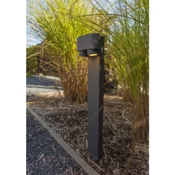 Lutec CYPRES Tuinpaal Donkergrijs  GU10 2*Max.7W