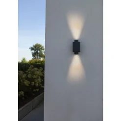 Lutec CYPRES Wandlamp Donkergrijs  GU10 2*Max.7W Sale