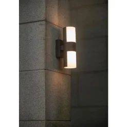 Lutec CYRA Wandlamp Donkergrijs LED 16,1W Discount