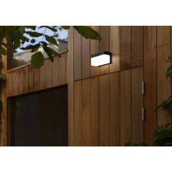 Lutec FRAN Wandlamp Zwart LED 9,7W