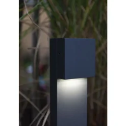 Lutec GEMINI Tuinpaal Donkergrijs LED 9,5W