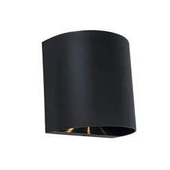 Lutec GEMINI Wandlamp Mat Zwart LED 10W Clearance