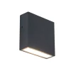 Lutec GEMINI Wandlamp Mat zwart LED 9,5W
