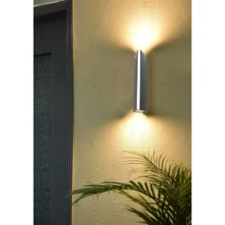 Lutec LEO Wandlamp Grijs LED 14,5W Hot