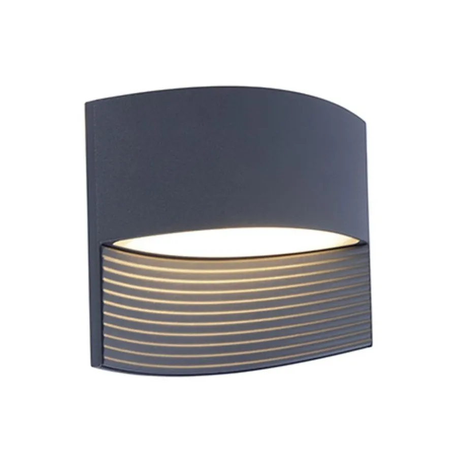 Lutec LOTUS Wandlamp Donkergrijs LED 11W Sale