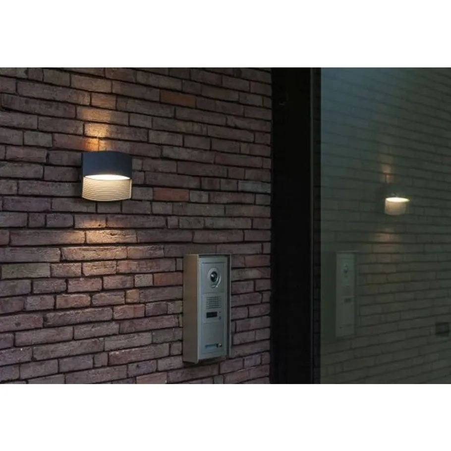 Lutec LOTUS Wandlamp Donkergrijs LED 11W Sale