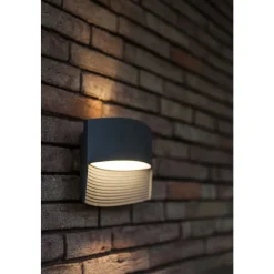 Lutec LOTUS Wandlamp Donkergrijs LED 11W Sale