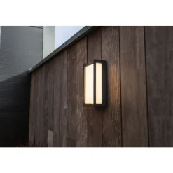 Lutec QUBO Wandlamp Donkergrijs LED 17,3W Discount