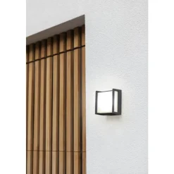 Lutec QUBO Wandlamp Donkergrijs LED 9,5W Discount