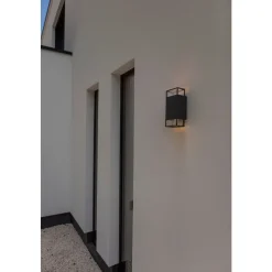 Lutec RIDGE Wandlamp Donkergrijs GU10 25W Best